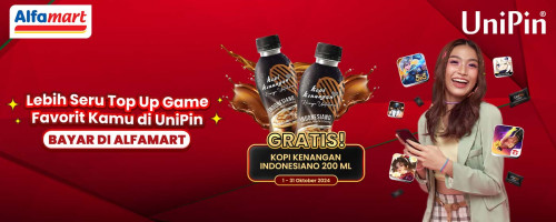 Lebih Seru Top Up Game di UniPin dan Bayar di Alfamart, Gratis Kopi Kenangan Indonesiano
